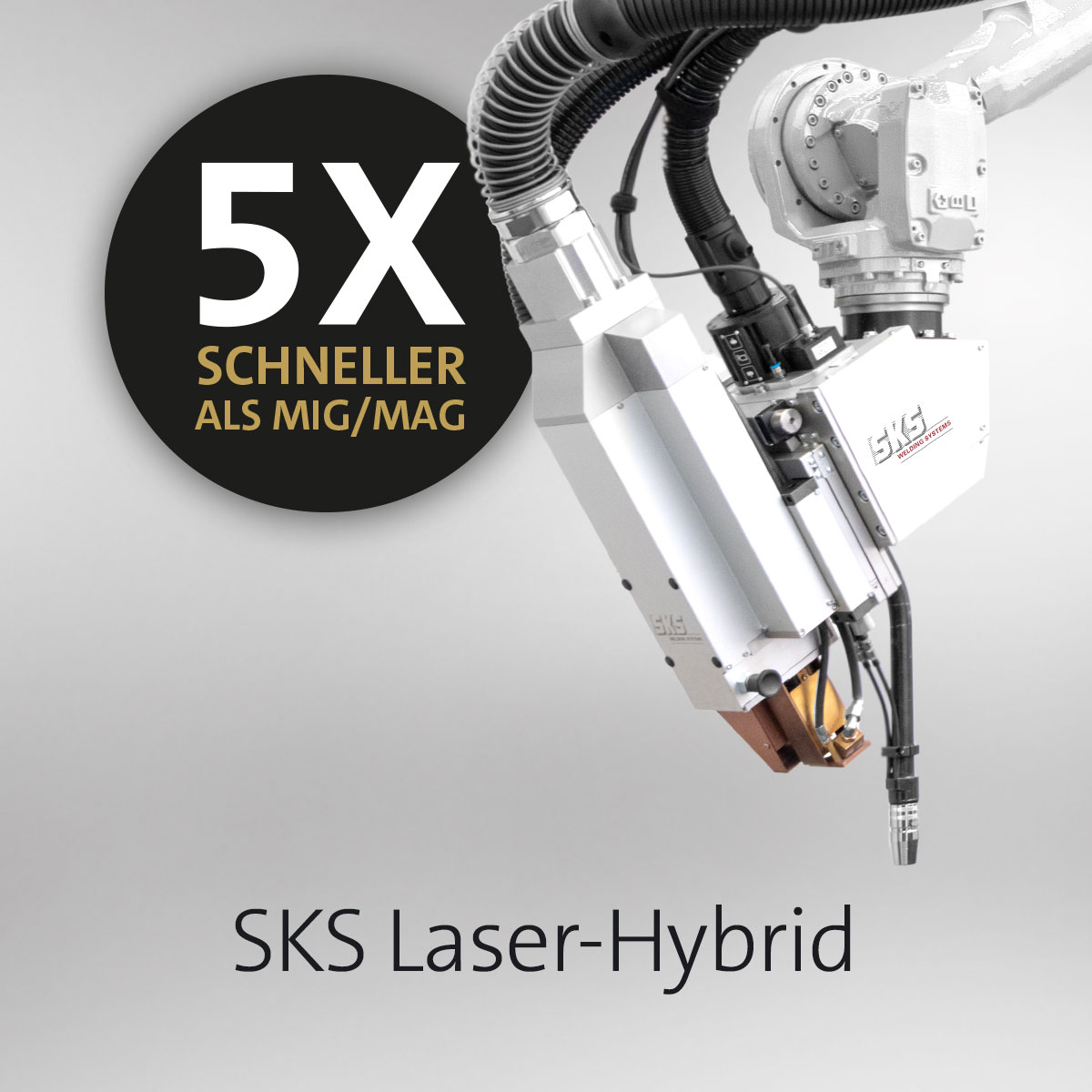 SKS Laser-Hybrid: Neue Möglichkeiten mit fünffächer Schweißgeschwindigkeit